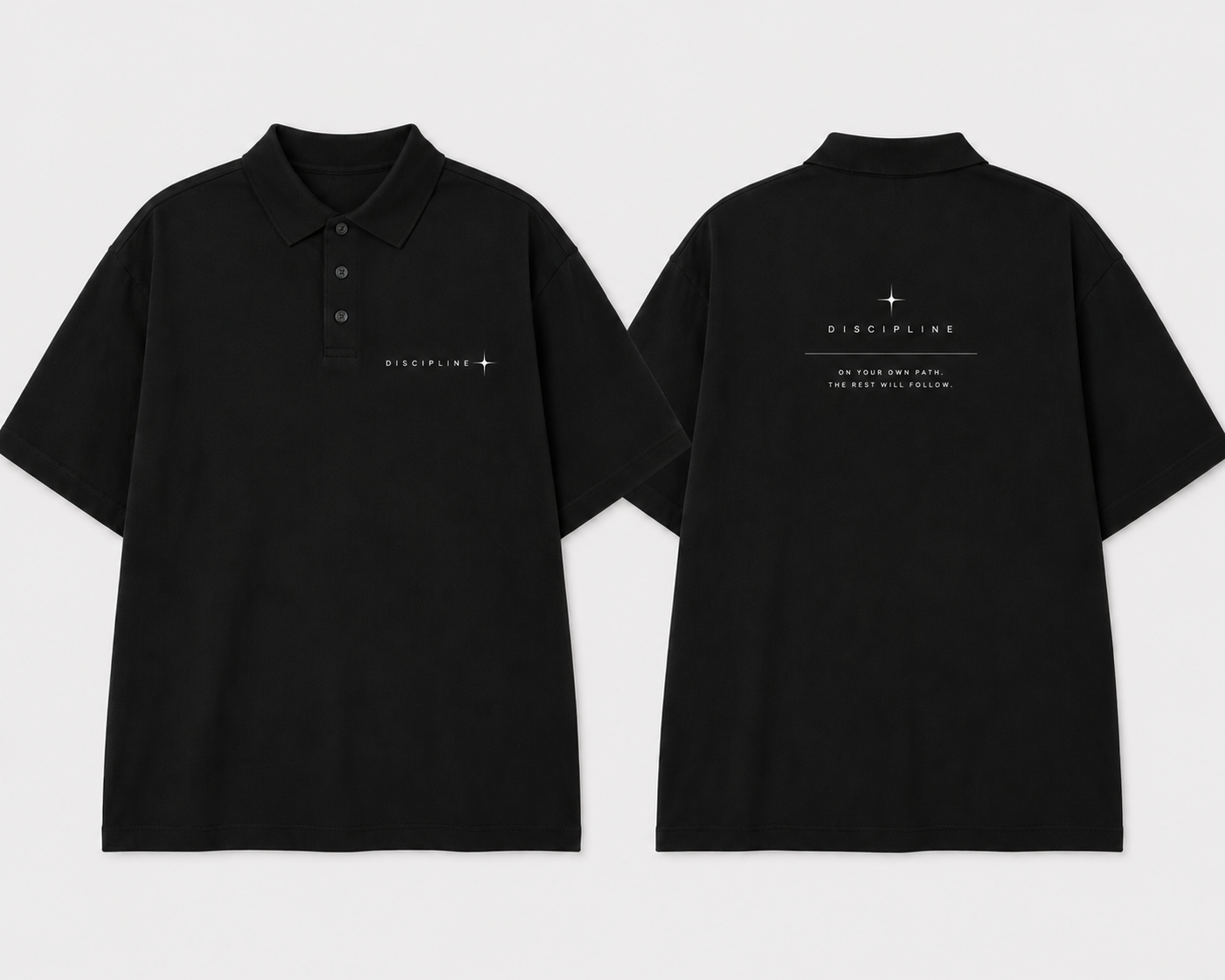 Men Polo Collar T-shirt